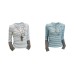 Striped patchwork contrasting long sleeved women