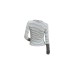 Striped patchwork contrasting long sleeved women