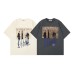 Character Reflection Letter Printed Short Sleeve