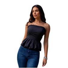 One shoulder pleated slim fit top One shoulder pleated slim fit top