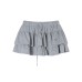 Sports style gray cake short skirt for women