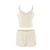Sexy Strap Knit Shorts Set Women's Sleepwear Two-Piece Loungewear Home Wear Fashion Set