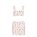 Sexy Knitted Printed Halter Top & Shorts Set Women's Loungewear ComfortableSleepwear Spring Summer New Arrival