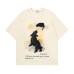 Animal Dog Printed Round Neck Short Sleeve