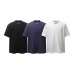Embroidered letters with cut round neck short sleeves
