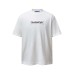 Embroidered letter printed short sleeved fabric Embroidered letter printed short sleeved fabric