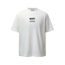 Digital sticker embroidery with cut short sleeves