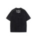 Wash and make old character portraits with letter printing round neck short sleeves