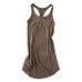 Retro slim fit mid length camisole tank top for women