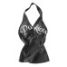 Printed camisole with chest cushion women's sleeveless top