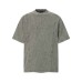 Deconstruction splicing washing water making old short sleeves