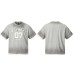Short sleeved printed with alphanumeric printing