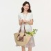 Cute Lace Trim Round Neck Short Sleeve Knit Top for Women