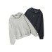 Casual Loose Hooded Sweatshirt Outerwear Casual Loose Hooded Sweatshirt Outerwear