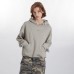 Casual Loose Hooded Sweatshirt Outerwear Casual Loose Hooded Sweatshirt Outerwear
