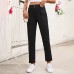 High waisted pocket straight leg pants