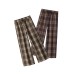 Plaid Casual Pants Women Vintage Straight Loose Wide Leg Pants