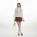 Velvet Stand Collar Cotton Coat Women Patchwork  Quilted Warm Thickened Outerwear