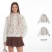 Velvet Stand Collar Cotton Coat Women Patchwork  Quilted Warm Thickened Outerwear