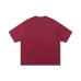 Blurred Character Mother Child Signature Printed Round Neck Short Sleeve