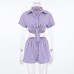 Spring Summer New Fashion Breathable Home Wear Women's Loungewear Lightweight Loose Wearable Two-Piece Set