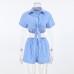 Spring Summer New Fashion Breathable Home Wear Women's Loungewear Lightweight Loose Wearable Two-Piece Set