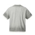 Retro washed letter printed short sleeved shirt