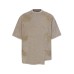 Spray painting washing water making old deconstructing splicing short sleeves