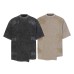 Spray painting washing water making old deconstructing splicing short sleeves