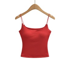 U-neck crop top camisole