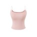 U-neck crop top camisole