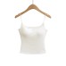 U-neck crop top camisole