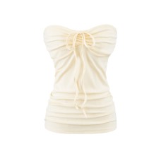 One shoulder strap hanging neck tank top One shoulder strap hanging neck tank top