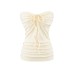 One shoulder strap hanging neck tank top
