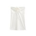 One shoulder strap hanging neck tank top