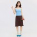 Blue Embroidered Strapless Top with Padded Bust Blue Embroidered Strapless Top with Padded Bust