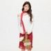 Embroidery Asymmetrical Shoulder Off-Shoulder Long Sleeve Top