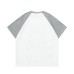 Rock style printed raglan sleeves short sleeves