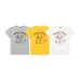 Retro puppy print short sleeved women