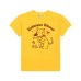 Retro puppy print short sleeved women