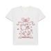 Retro pony print short sleeved women