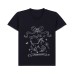 Retro pony print short sleeved women