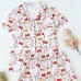 Popular Hamburg printed short sleeved shorts, pajamas, and home wear