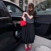 Charming White Puff Skirt  High Waist Mid-Length Bubble Skirt