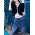 Chunky Knit Crochet Floral Boucl Cut Knitwear Early
