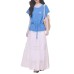 Short Sleeve Top for Women with Flutter Floral Mesh Underlayer