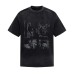 Character print printing for dirty short sleeves
