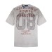 Short sleeved printed with alphanumeric printing