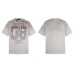 Short sleeved printed with alphanumeric printing