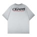Character letter printing spray painting washing making old short sleeves